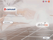 Tablet Screenshot of camusat.com